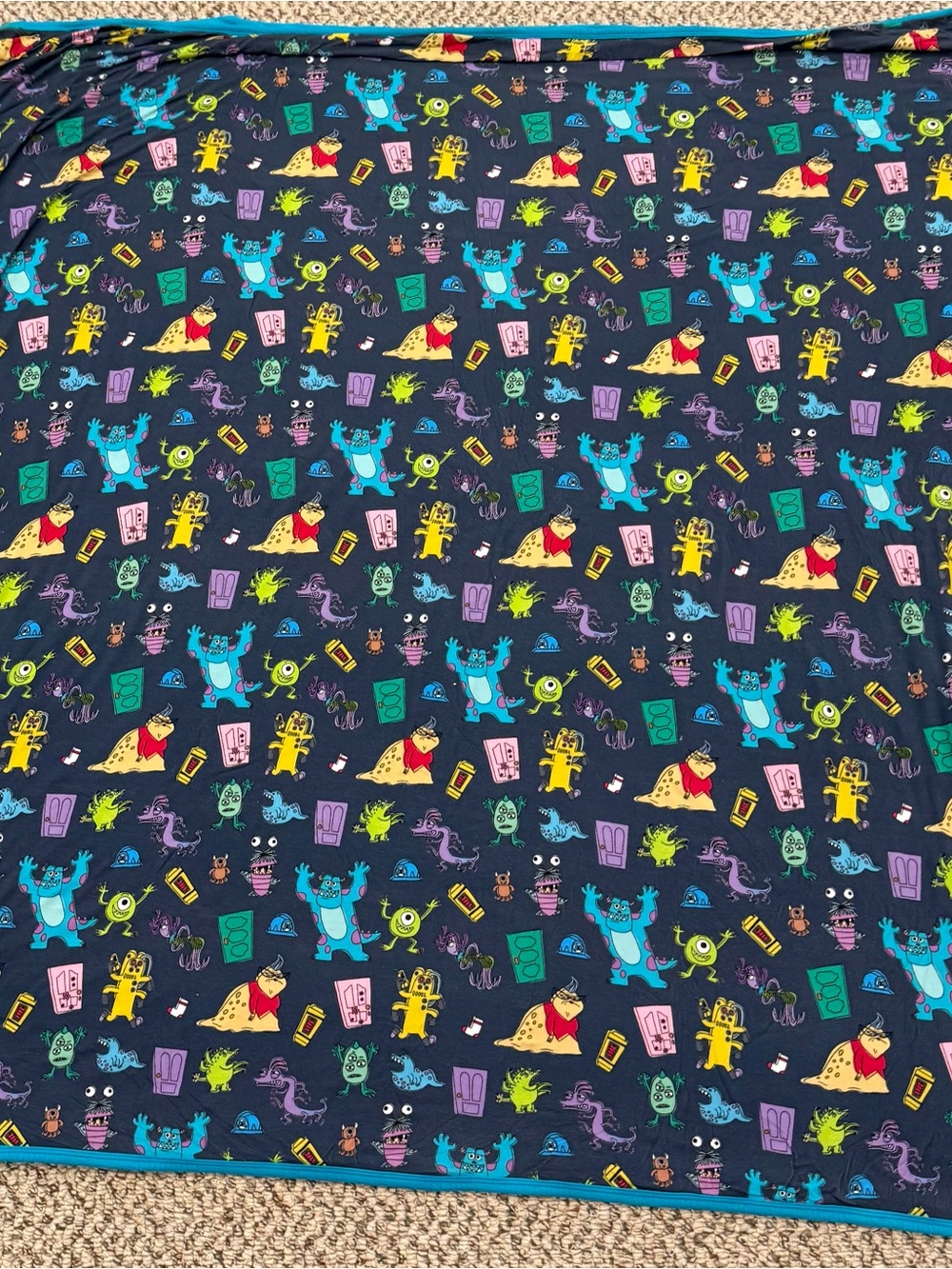 Monsters inc little sleepies cloud blanket